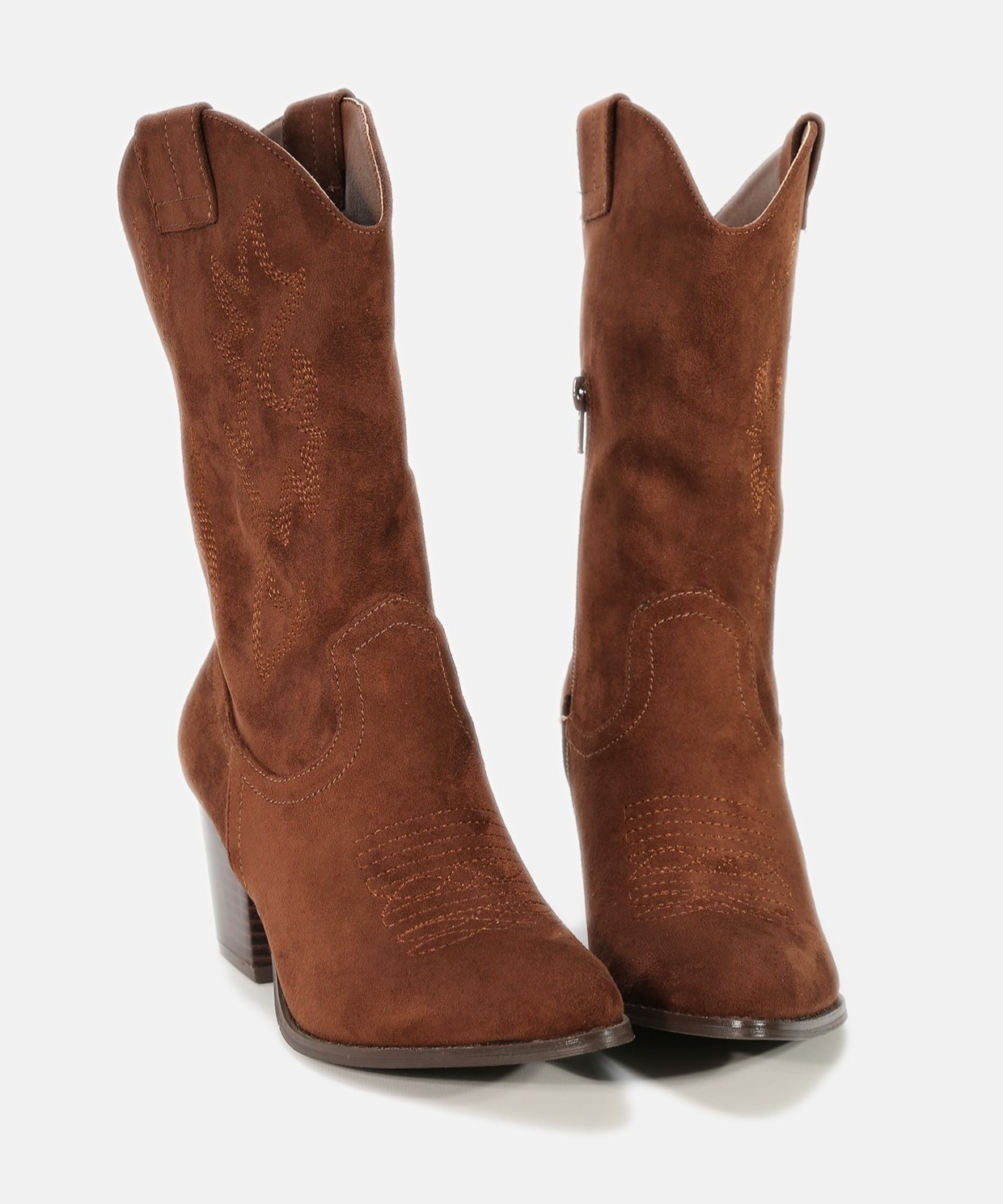 Botas cowboy media ca&ntilde;a tac&oacute;n 